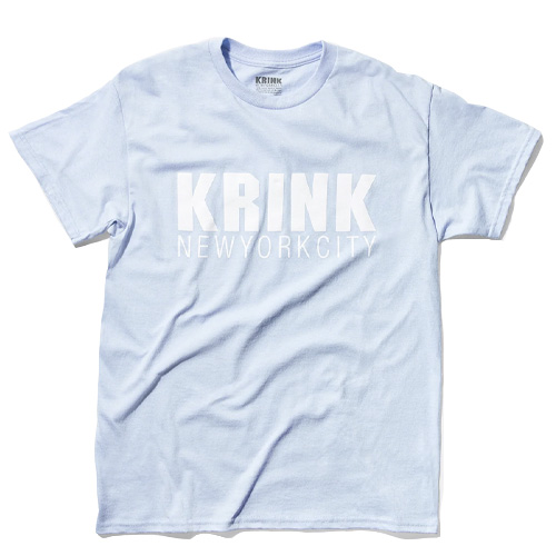 KRINK T-Shirt FRONT LOGO - light blue